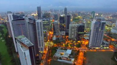 Bonifacio Global City Taguig Aerial Tour