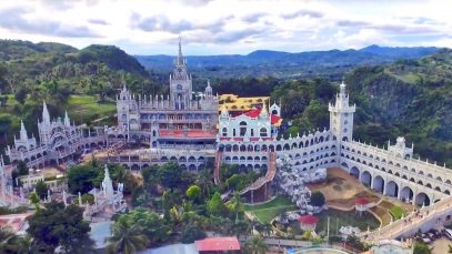 Simala Shrine Monastery of the Holy Eucharist Cebu Aerial Tour Project LUPAD JPG