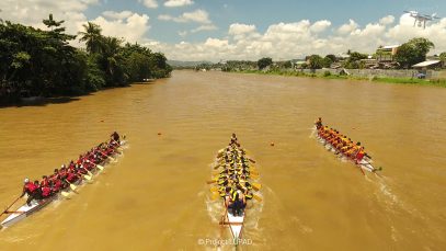 Kagayhaan Gold Cup 2017 Dragon Boat Competition Cagayan de Oro River Aerial Coverage Project LUPAD JPG