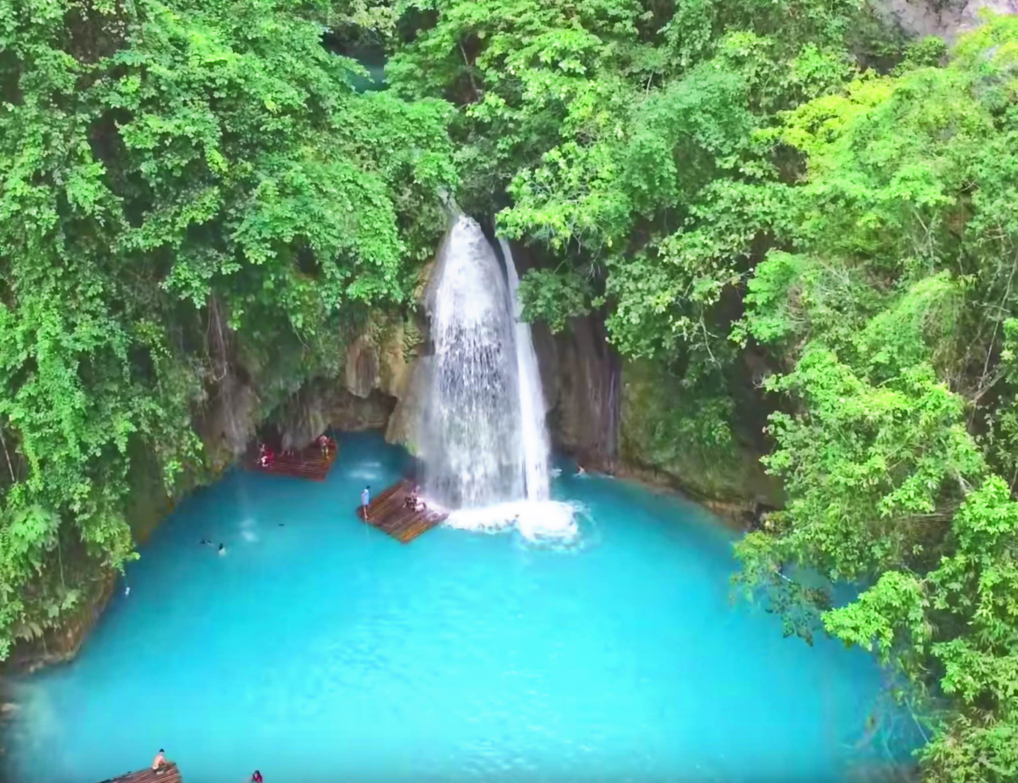 Video Kawasan Falls Cebu Aerial Tour Video Kawasan Falls Cebu Aerial Tour