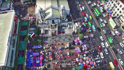 Quiapo Church Philippines Aerial Tour Project LUPAD JPG