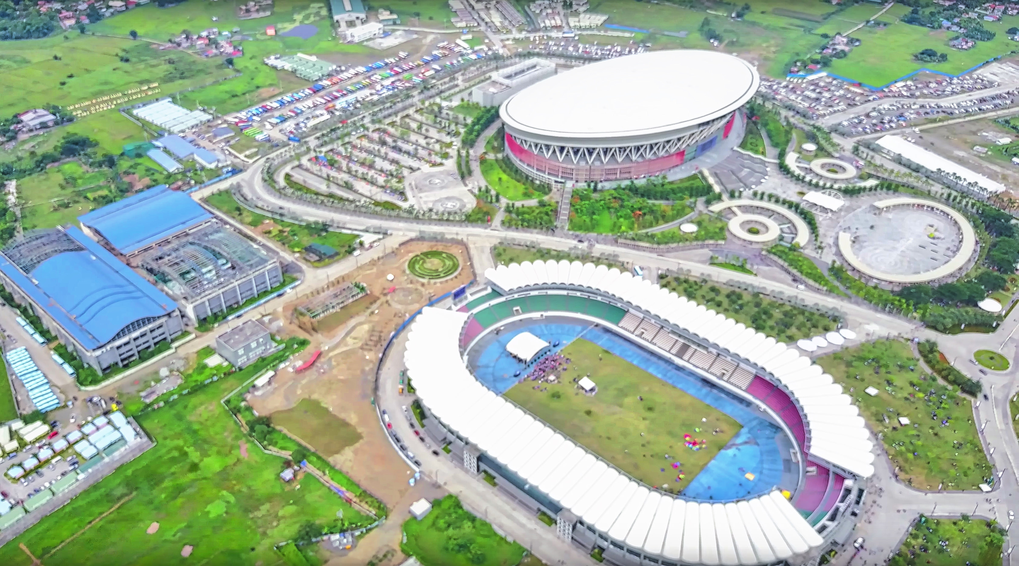 VIDEO Philippine Arena Aerial Tour