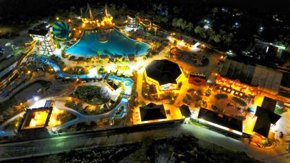 Seven Seas Waterpark and Resort Aerial View at Night 1 Project LUPAD JPG