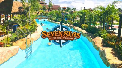 VIDEO Opening of the First World Class Themed Waterpark in the Philippines Seven Seas Waterpark Aerial Coverage Project LUPAD