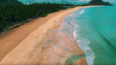 Nacpan Beach El Nido Philippines Aerial Tour Project LUPAD