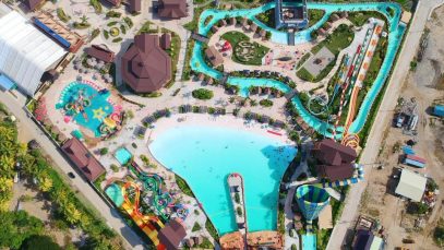 Seven Seas Waterpark from Above Project LUPAD
