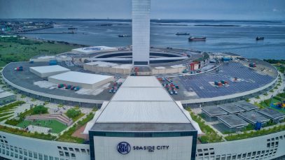 SM Seaside City Cebu from Above Copyright to Project LUPAD 1