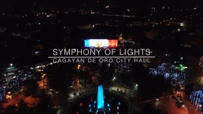Symphony of Lights at Cagayan de Oro City Hall Aerial Coverage Highlights 4K Copyright to Project LUPAD