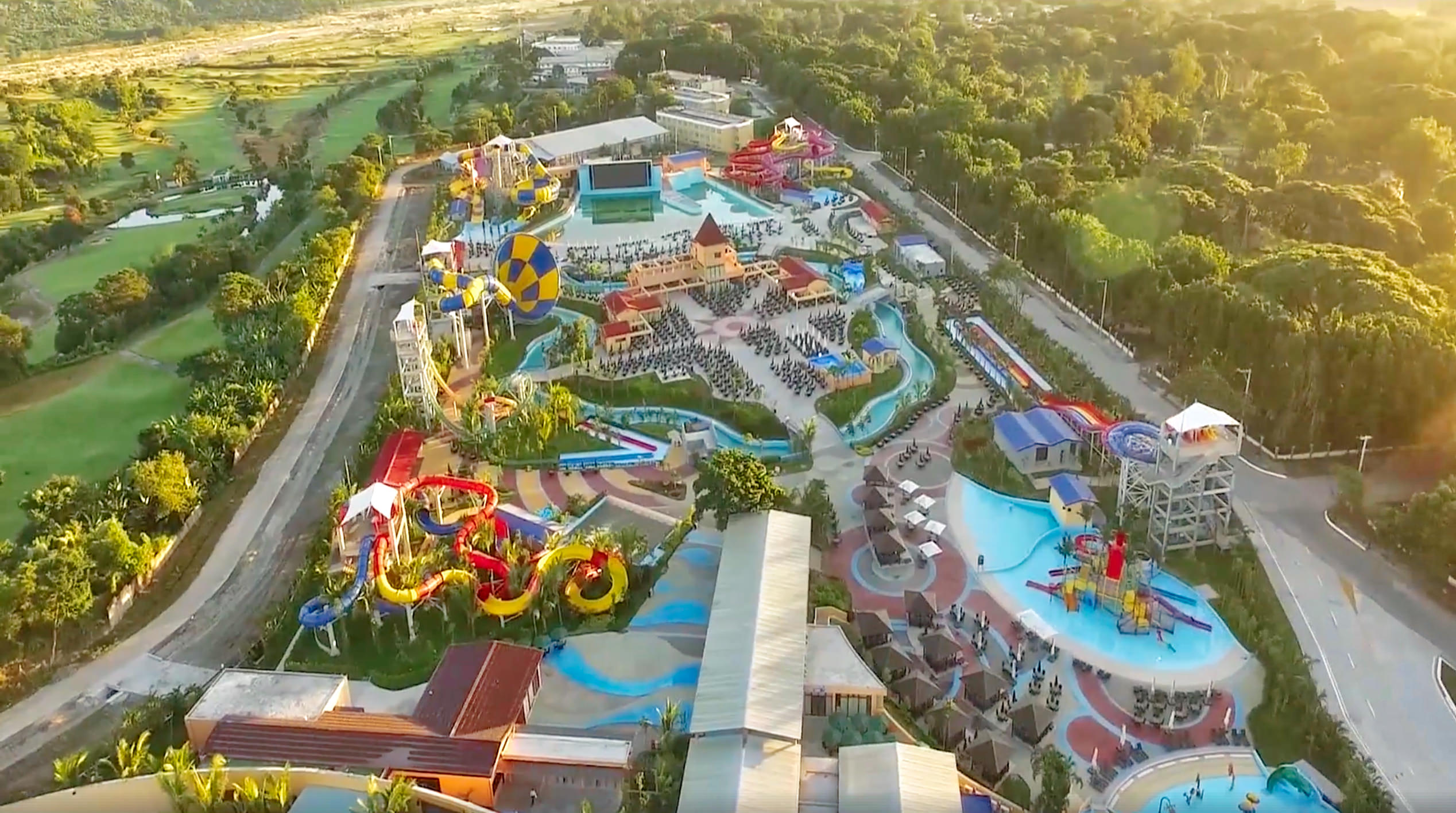 PHOTOS Aqua Waterpark Philippines Aerial View