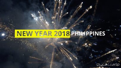 Happy New Year 2018 Philippines Fireworks From Above Live Aerial Coverage by Project LUPAD JPG