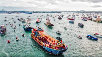 Sinulog 2018 Fluvial Procession Aerial Coverage Project LUPAD