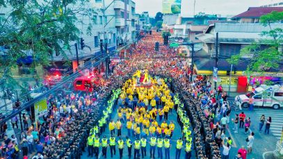 Traslacion of the Black Nazarene in Cagayan de Oro 2018 Aerial View Project LUPAD JPG