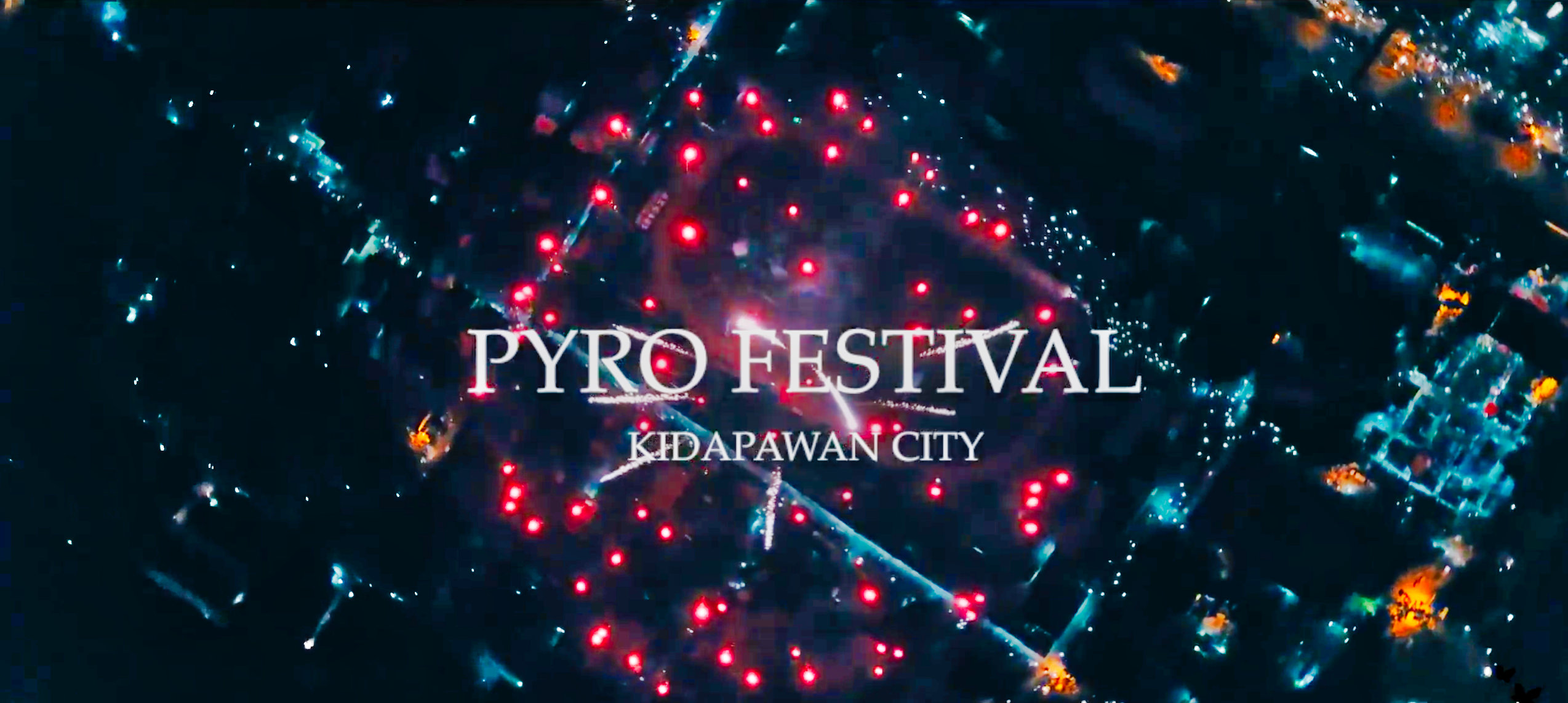 VIDEO: 1st Kidapawan City Pyro Festival from Above