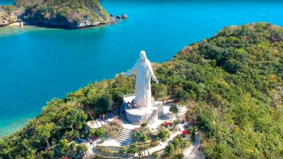 Pangasinan Philiippines Christ the Redeemer from Above Project LUPAD