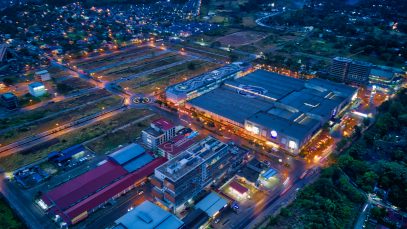 Uptown Cagayan de Oro Dusk to Dark Aerial View Copyright to Projec LUPAD 7