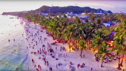 Boracay Island Aerial View Before 6 Months Closure Project LUPAD