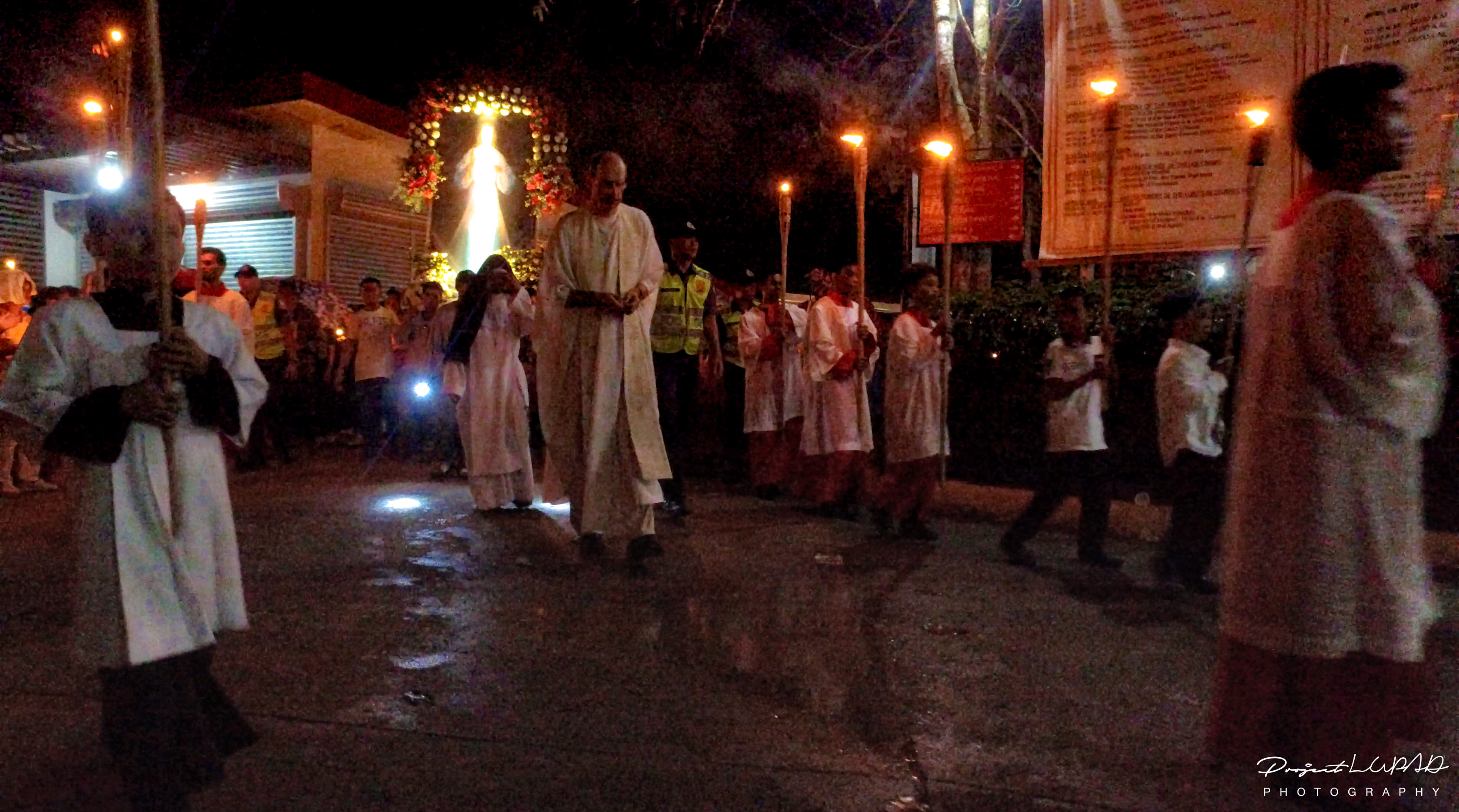 3 AM dawn procession.