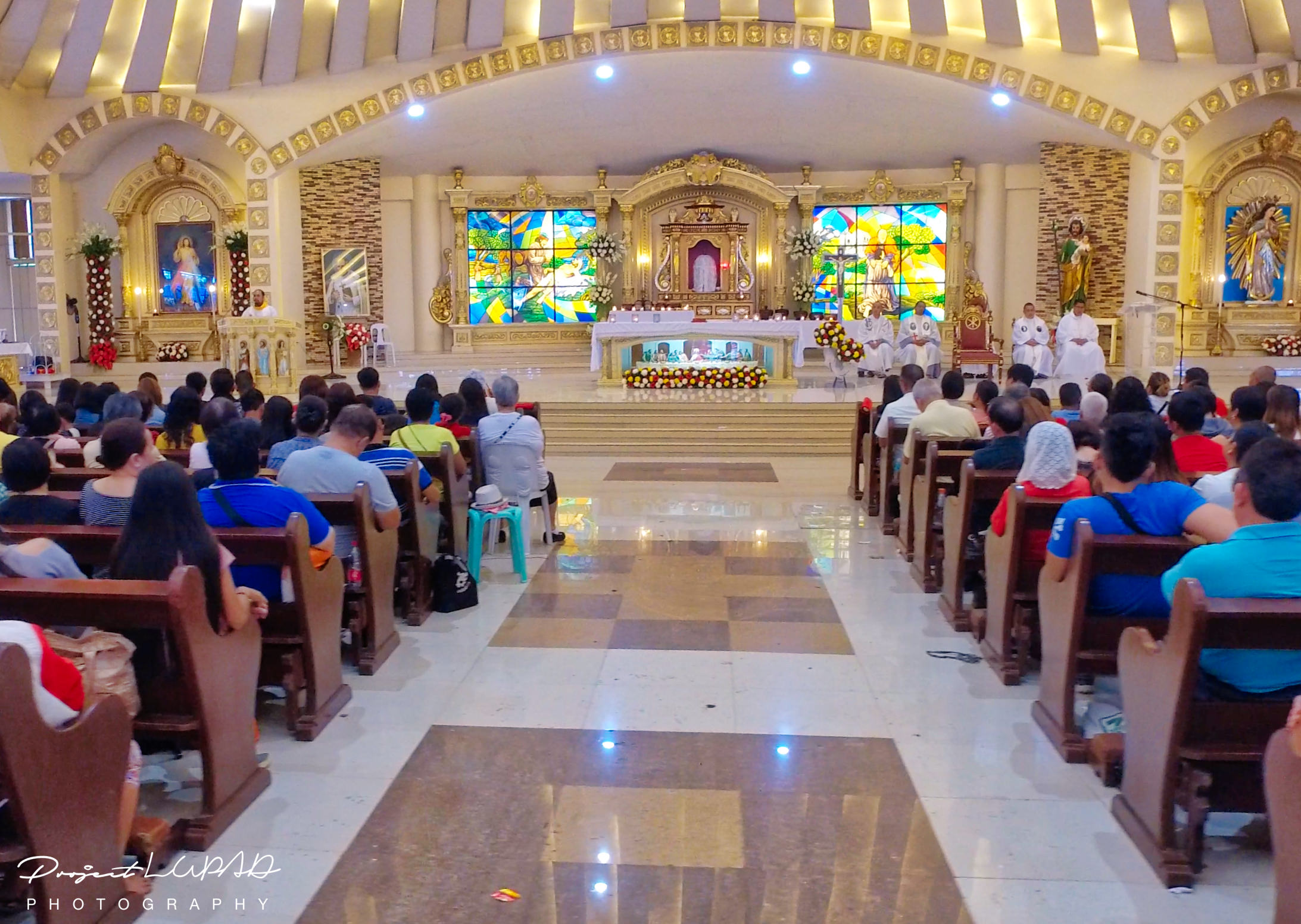 Feast of the Divine Mercy Holy Mass inside the Church throughout the day.