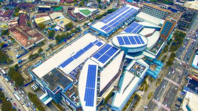 Robinsons Galleria Cebu Solar Panels Aerial View Project LUPAD
