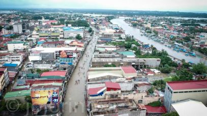 Flood in Dagupan City Pangasinan Aerial View Project LUPAD 1