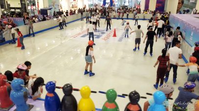 Ice Skating Rink Aerial View at SM CDO Downtown Premier 8