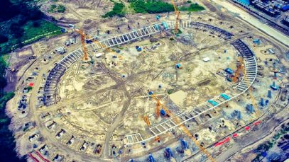 New Clark City Athletic Stadium as of July 2018 Project LUPAD