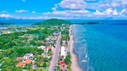 Flat Rock Beach Capiz Aerial View Project LUPAD