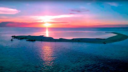 Spectacular Golden Hour at White Island Camiguin Project LUPAD