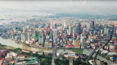 Stunning Metro Manila Philippines Aerial View Project LUPAD