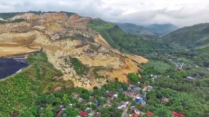 Landslide in Naga City Cebu Aerial View Project LUPAD