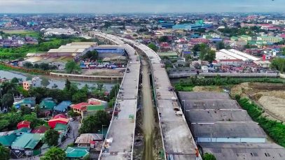 NLEX Segment 10 Harbor Link as of September 2018 Aerial View Project LUPAD