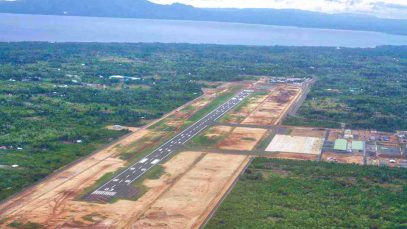 New Bohol Panglao Airport Aerial View as of September 2018 Project LUPAD 1