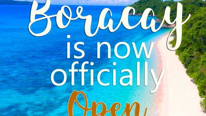 Opening of Boracay Island on October 26 Aerial View Project LUPAD