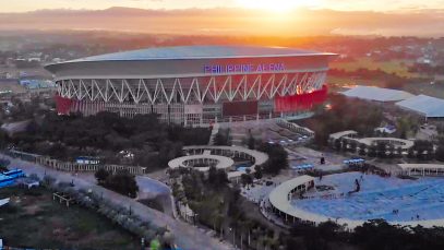 World’s Largest Indoor Arena is in the Philippines Philippine Arena Aerial View Project LUPAD