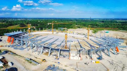 New Clark City Aquatic Center and Athletic Stadium as of November 2018 Project LUPAD 1