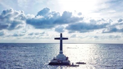 Underwater Cemetery Aerial View in the Philippines Copyright to Project LUPAD 1