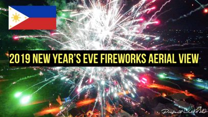 2019 New Year’s Eve Fireworks Aerial View in the Philippines 4K Project LUPAD JPG