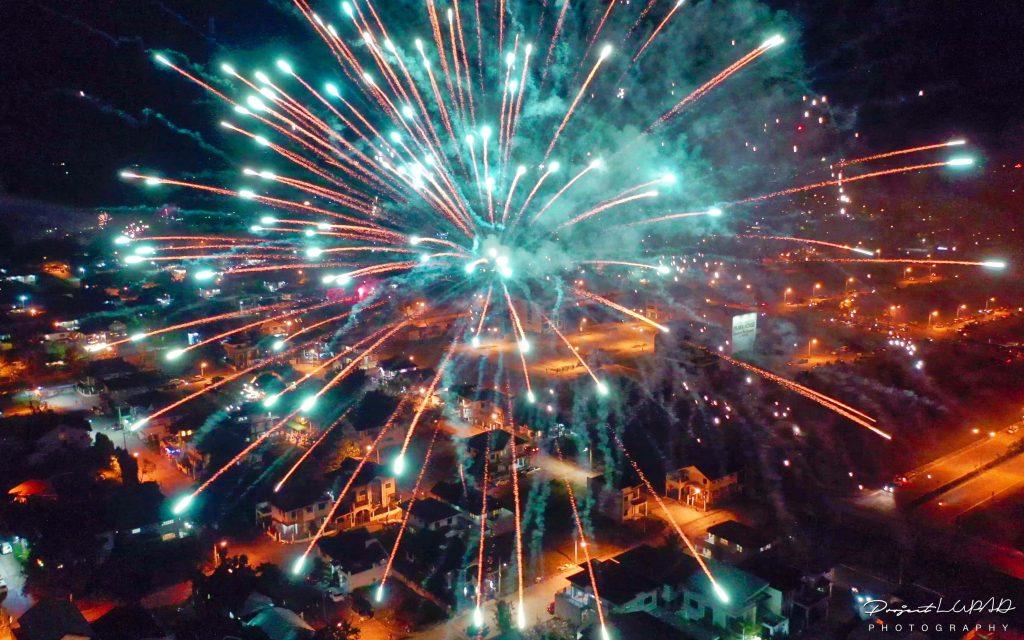 PHOTOS: 2019 New Year's Eve Fireworks Aerial View in the Philippines