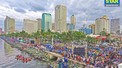 Manila Bay Clean Up Aerial View Project LUPAD 1