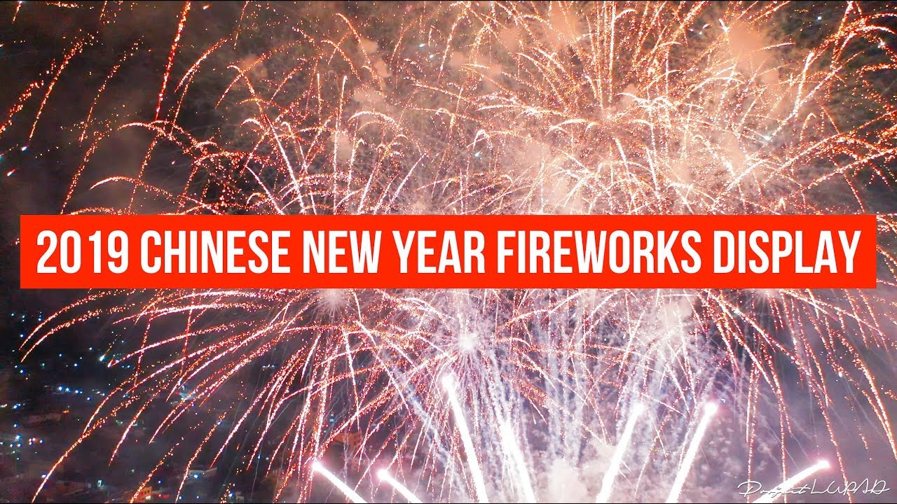 VIDEO: 2019 Chinese New Year Fireworks Aerial View in the Philippines