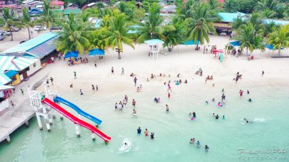 Seagull White Sand Beach Resort and Inflatable Waterpark Aerial View Copyright to Project LUPAD 7