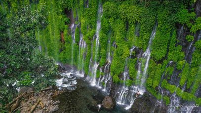 Enchanting Aerial View of Asik-Asik Falls Copyright to Project LUPAD 5