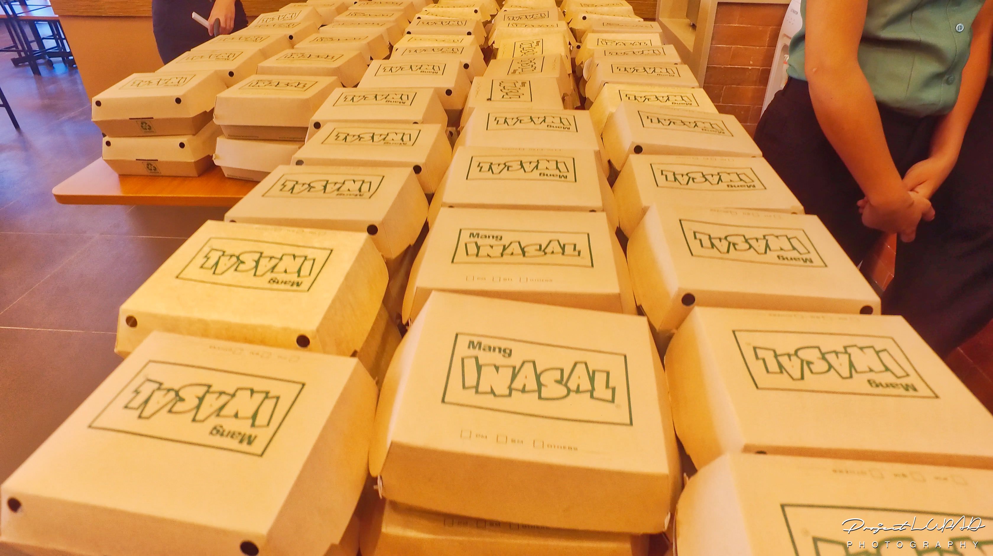 Mang Inasal meals ready for guests