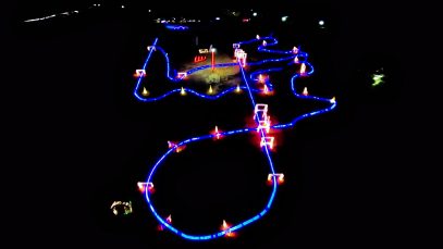 VIDEO- International Night Drone Racing 2019 in PH Project LUPAD