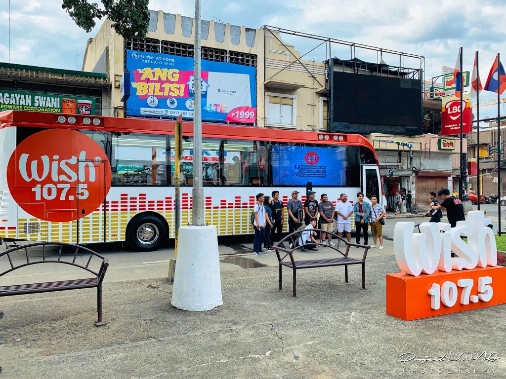 Wish 107 5 bus on ground auditions at divisoria cdo aerial and inside