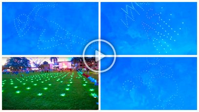 Drone Show Sneak Peek at SEA Games in the Philippines Project LUPAD