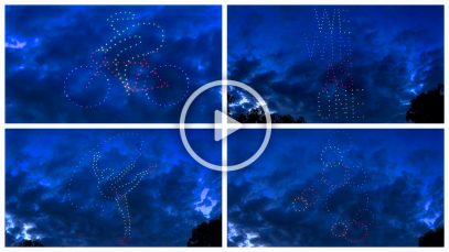 SEA Games Drone Light Show in the Philippines Project LUPAD
