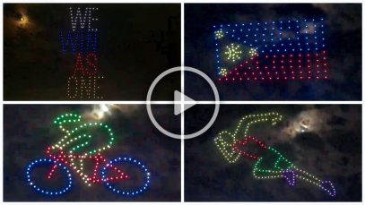 Drone Light Show at SEA Games 2019 Closing Ceremony Project LUPAD