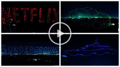 Netflix’s 6 Underground Drone Show in BGC Manila Project LUPAD