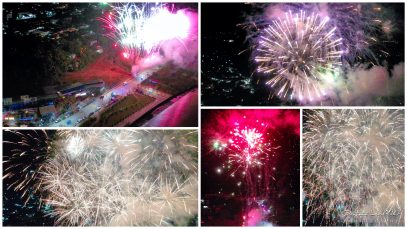 2020 Chinese New Year Fireworks in Cagayan de Oro Aerial View Project LUPAD
